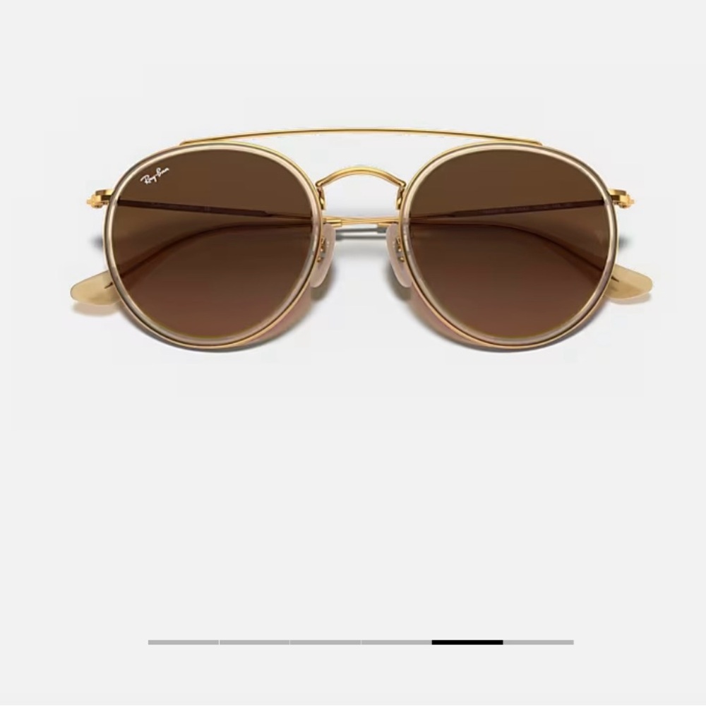 ROUND DOUBLE BRIDGE RAYBAN POLARIZED